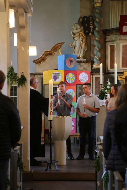 Abendmahlsgottesdienst der Konfirmanden in Duingen