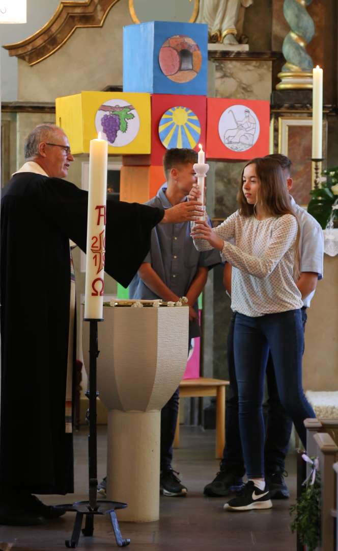 Abendmahlsgottesdienst der Konfirmanden in Duingen