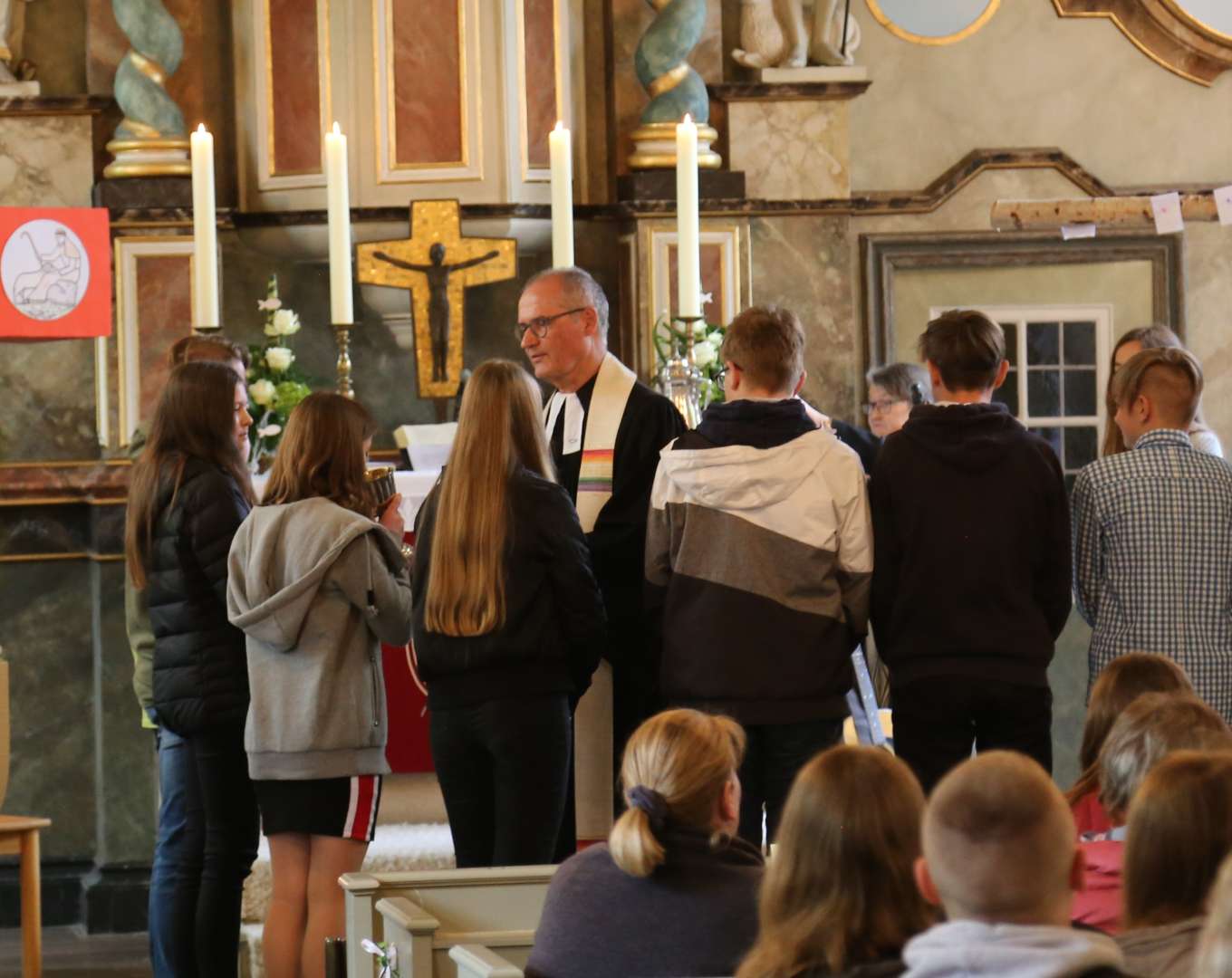 Abendmahlsgottesdienst der Konfirmanden in Duingen