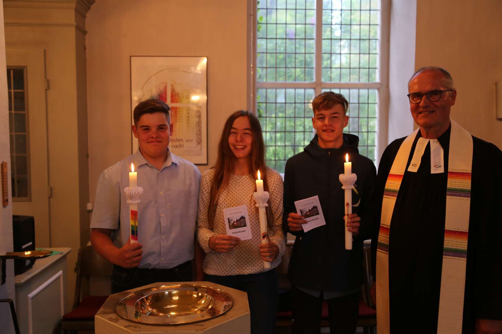 Abendmahlsgottesdienst der Konfirmanden in Duingen