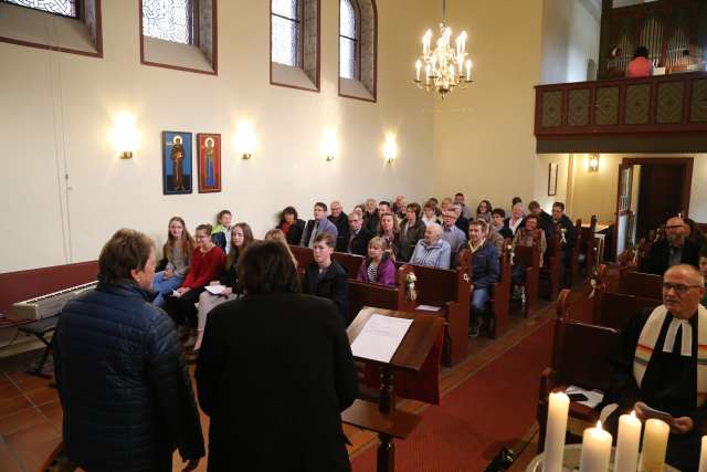 Abendmahlsgottesdienst der Konfirmanden in Coppengrave