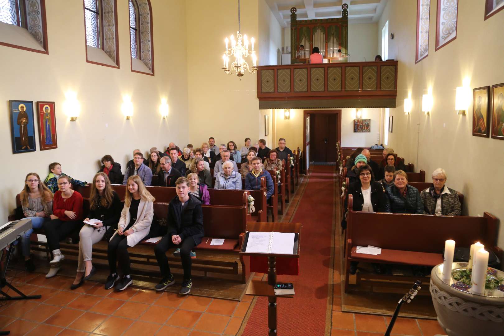 Abendmahlsgottesdienst der Konfirmanden in Coppengrave