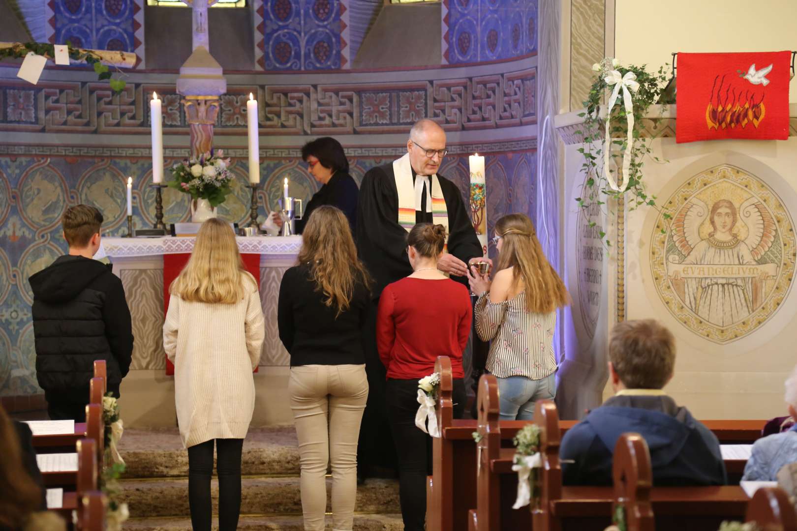 Abendmahlsgottesdienst der Konfirmanden in Coppengrave