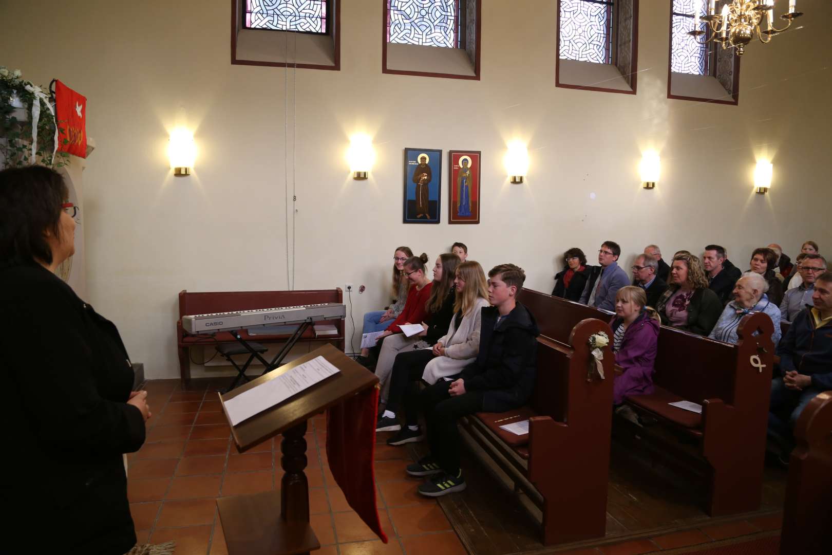 Abendmahlsgottesdienst der Konfirmanden in Coppengrave