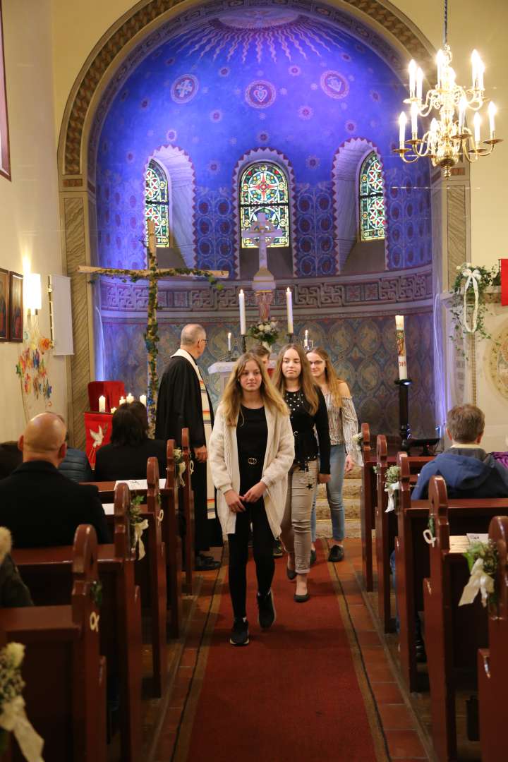 Abendmahlsgottesdienst der Konfirmanden in Coppengrave