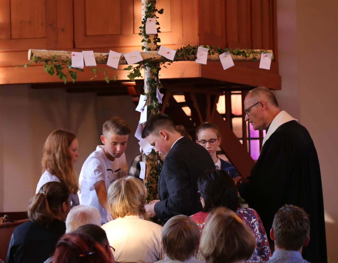 Abendmahlsgottesdienst der Konfirmanden in Weenzen