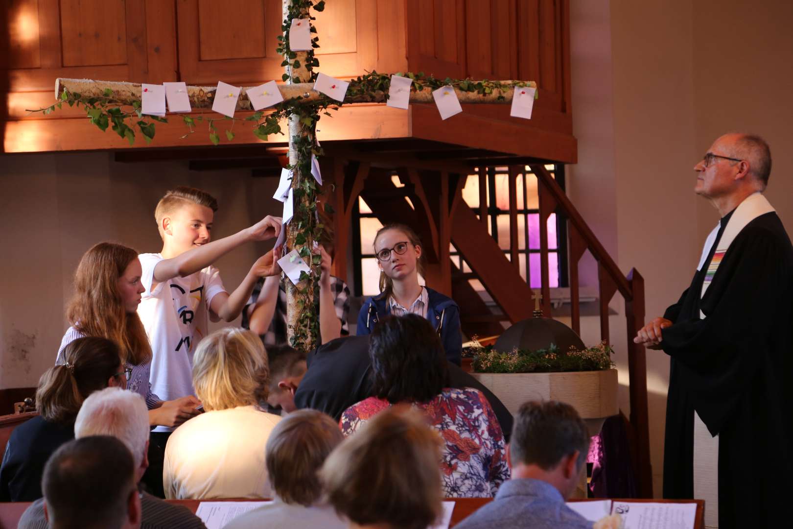 Abendmahlsgottesdienst der Konfirmanden in Weenzen