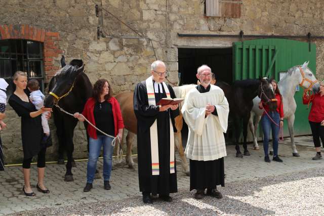 Ökumenischer Pfingstgottesdienst im Reitstall