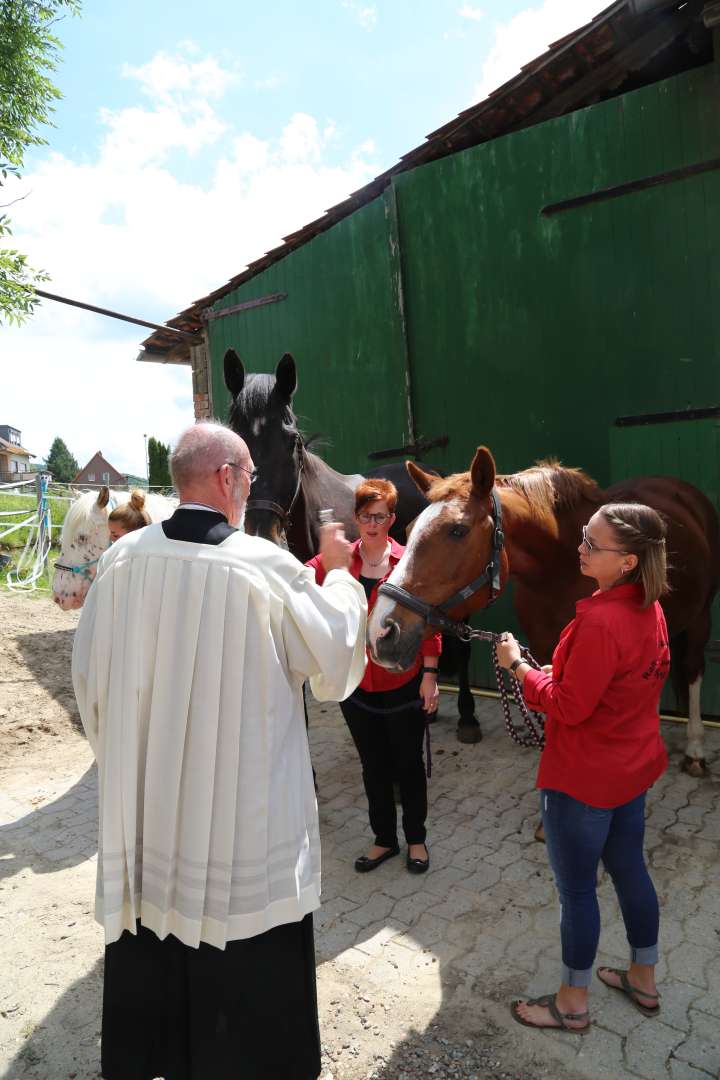 Ökumenischer Pfingstgottesdienst im Reitstall