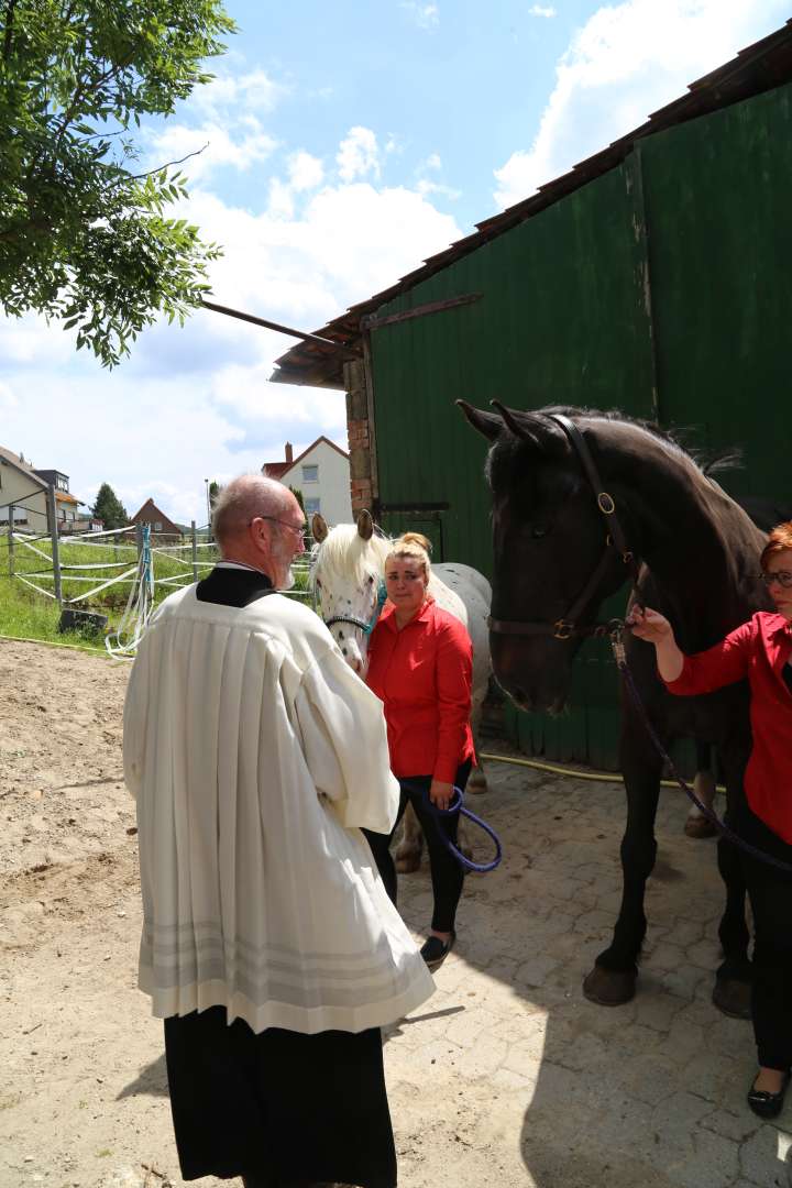 Ökumenischer Pfingstgottesdienst im Reitstall