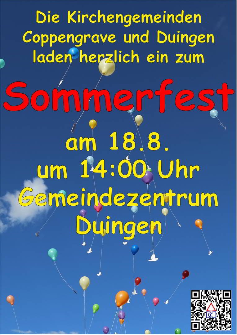 Einladung zum Sommerfest