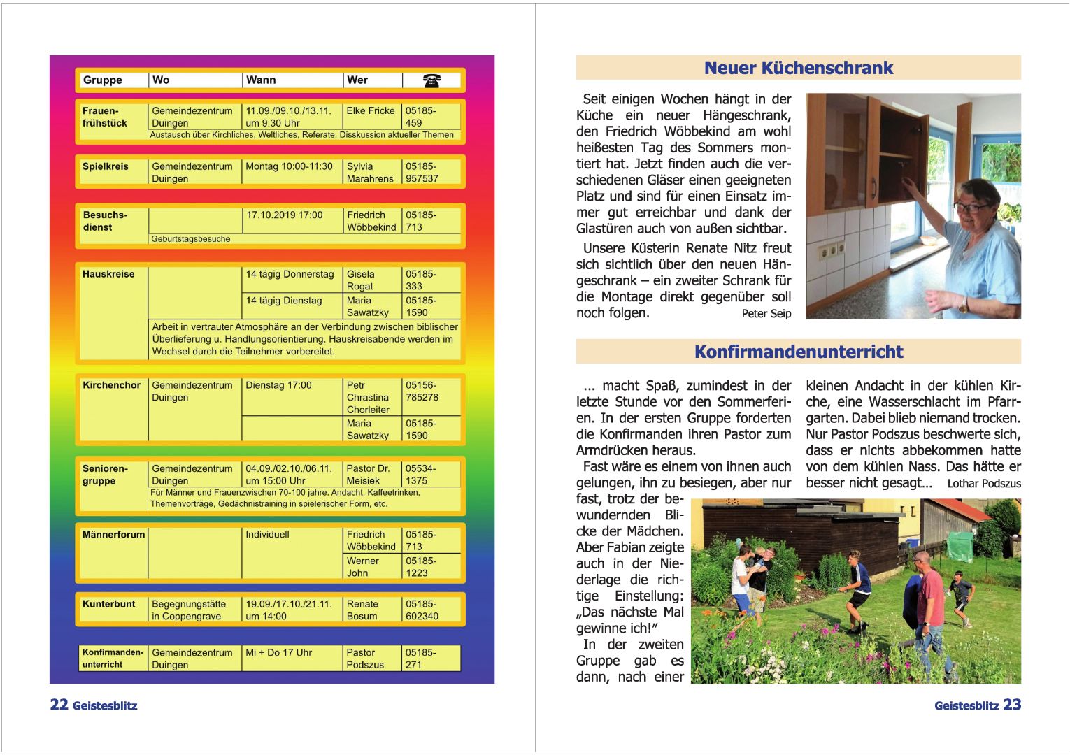 Gemeindebrief September 2019 - November 2019