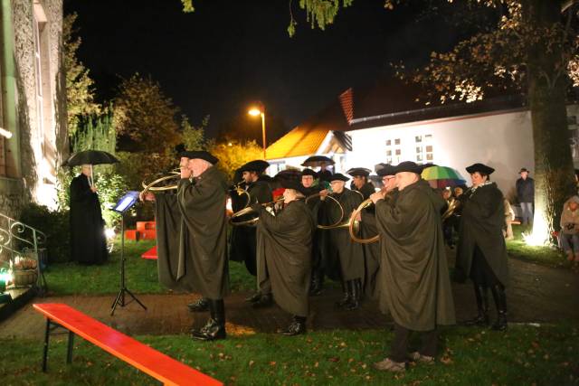 Hubertusmesse vor der Katharinenkirche