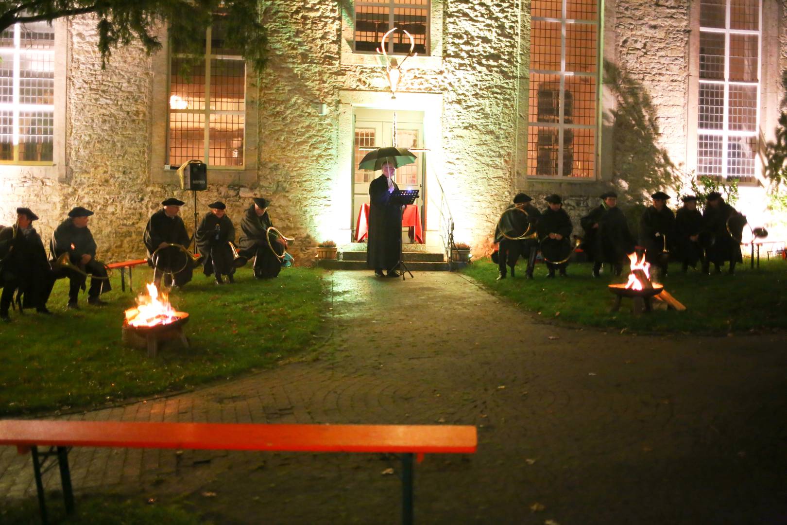 Hubertusmesse vor der Katharinenkirche