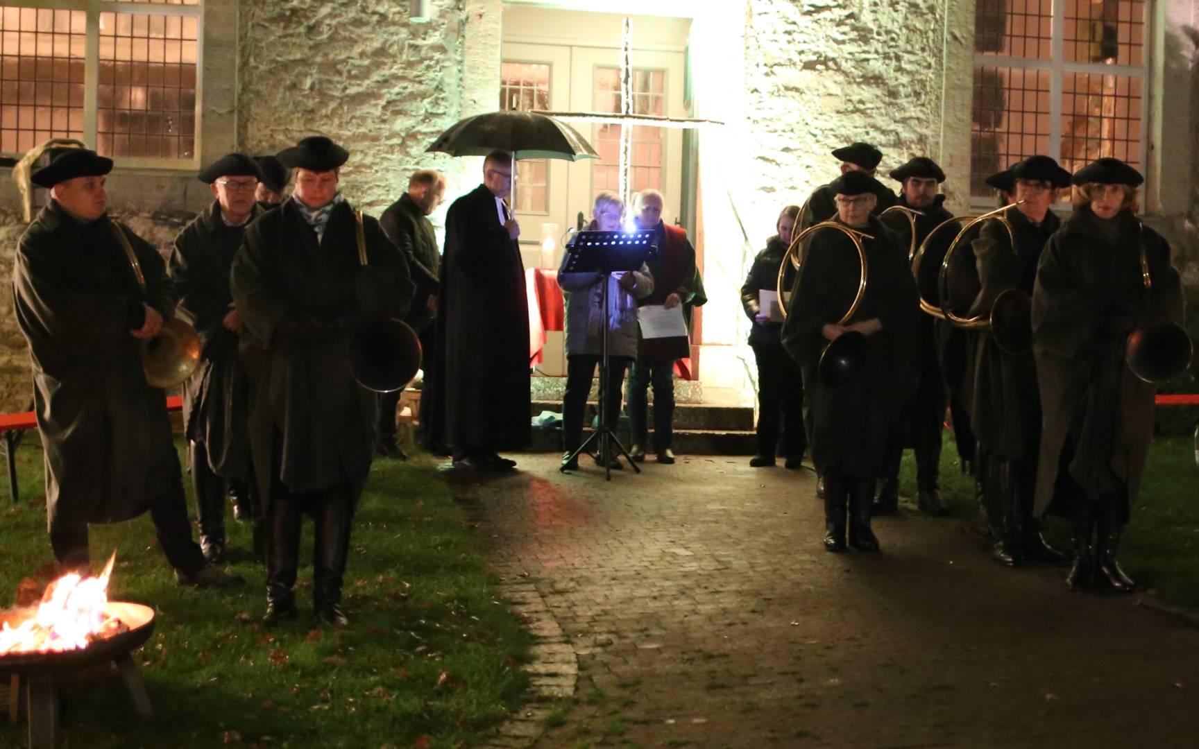 Hubertusmesse vor der Katharinenkirche