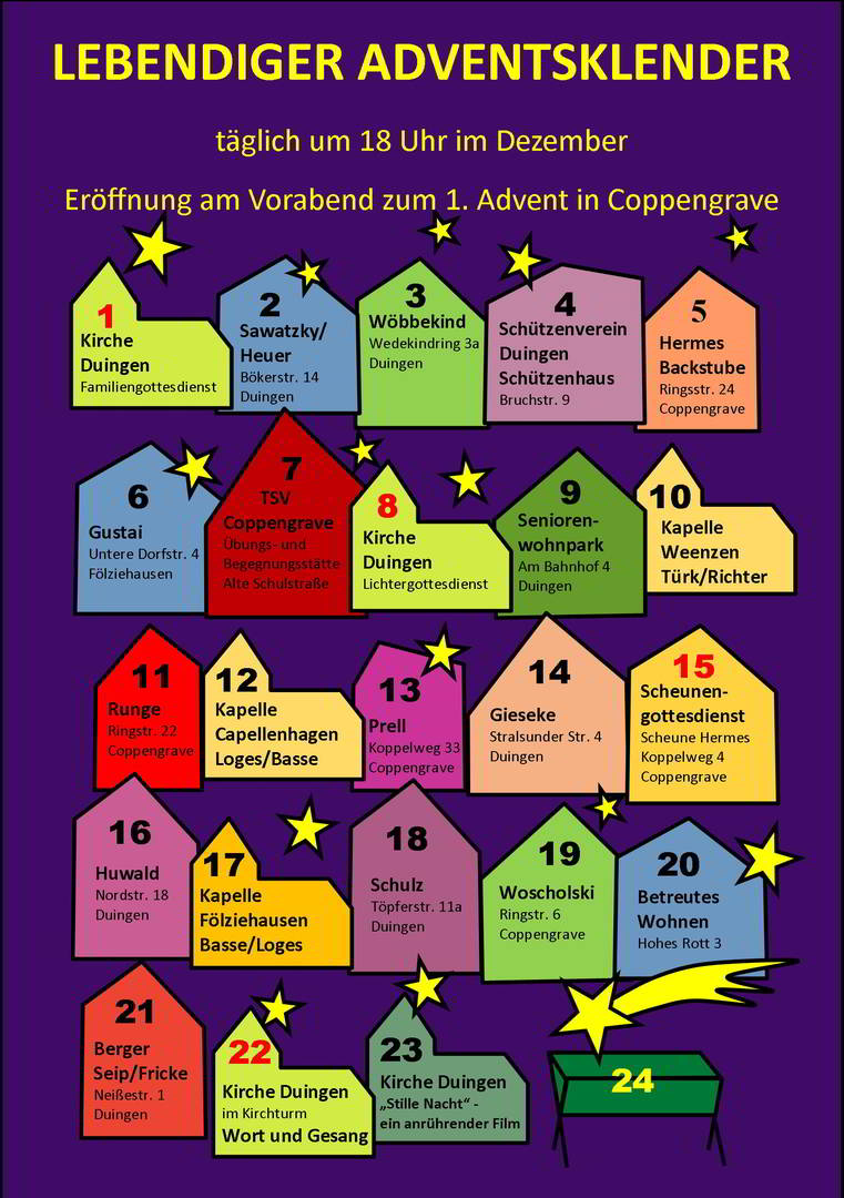 Lebendiger Adventskalender