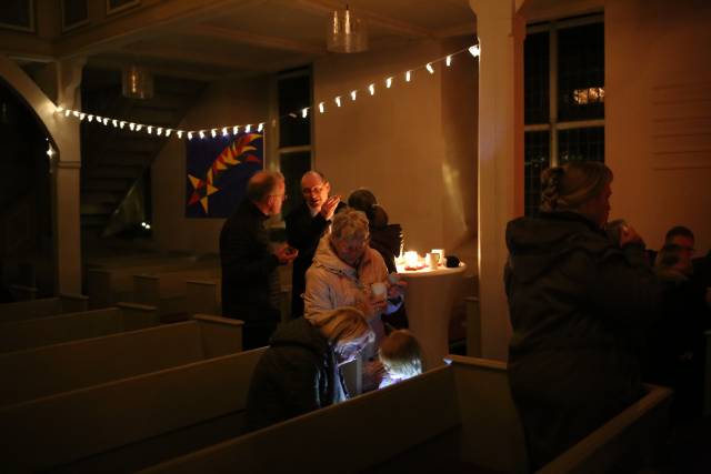 1. Türchen des "Lebendigen Adventskalenders" in der Katharinenkirche