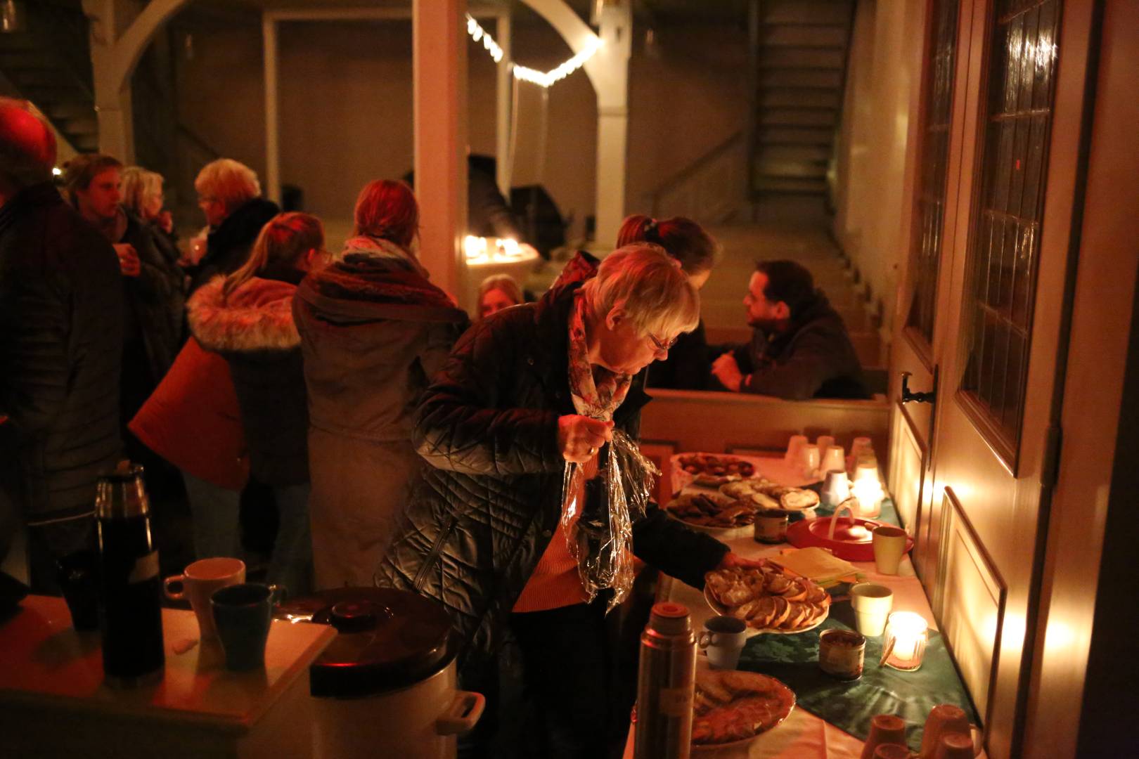 1. Türchen des "Lebendigen Adventskalenders" in der Katharinenkirche