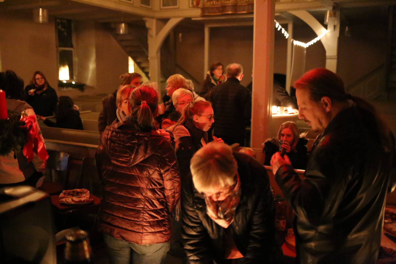 1. Türchen des "Lebendigen Adventskalenders" in der Katharinenkirche