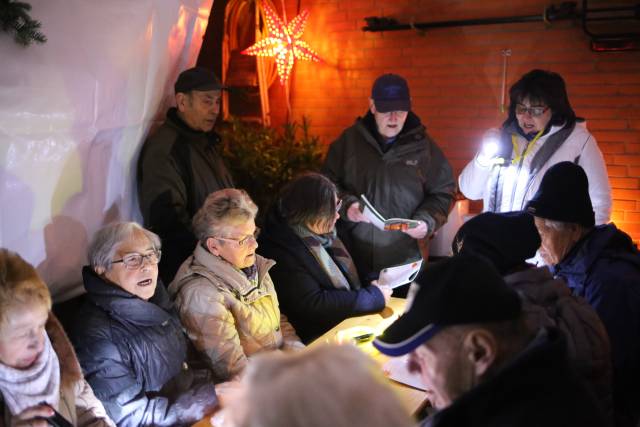 3. Türchen des "Lebendigen Adventskalenders" bei Familie Wöbbekind