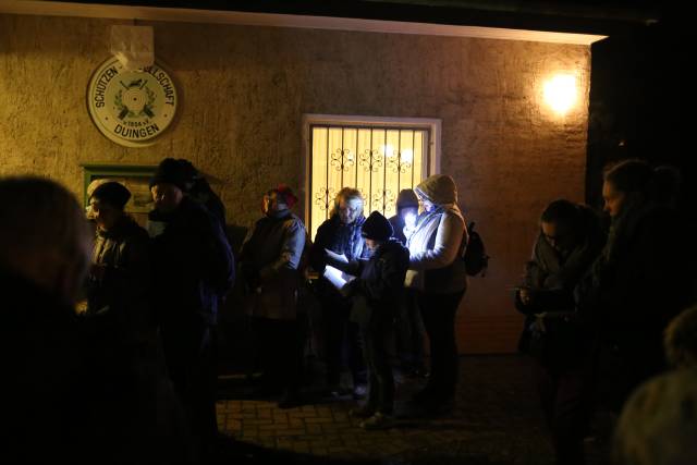 4. Türchen des "Lebendigen Adventskalenders" im Schützenhaus in Duingen