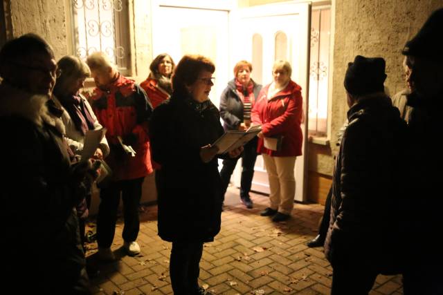 4. Türchen des "Lebendigen Adventskalenders" im Schützenhaus in Duingen