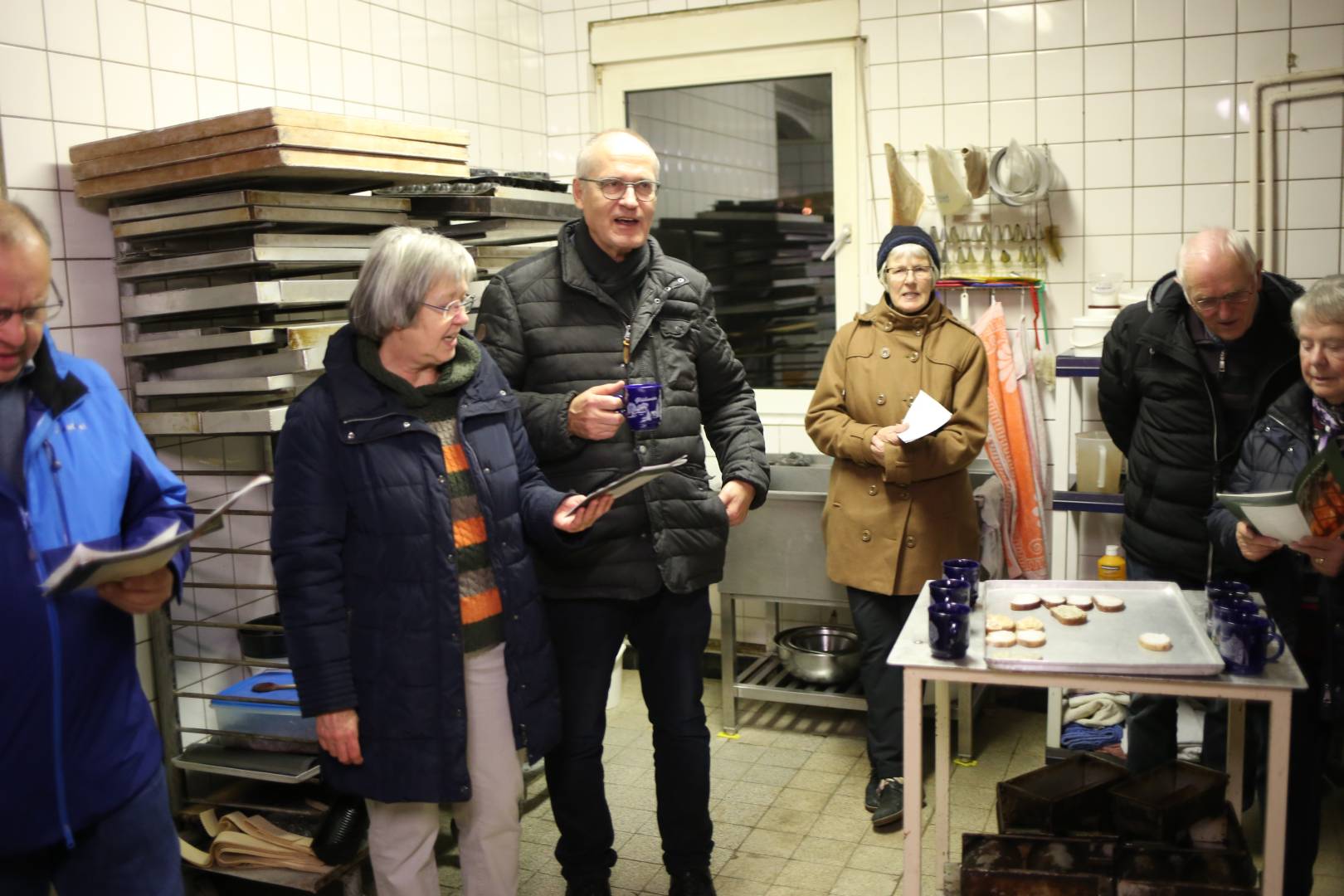 5. Türchen des "Lebendigen Adventskalenders" bei Hermes in der Backstube in Coppengrave