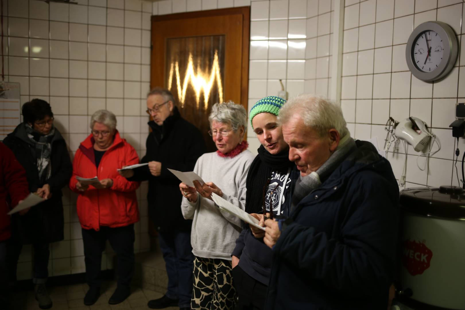 5. Türchen des "Lebendigen Adventskalenders" bei Hermes in der Backstube in Coppengrave