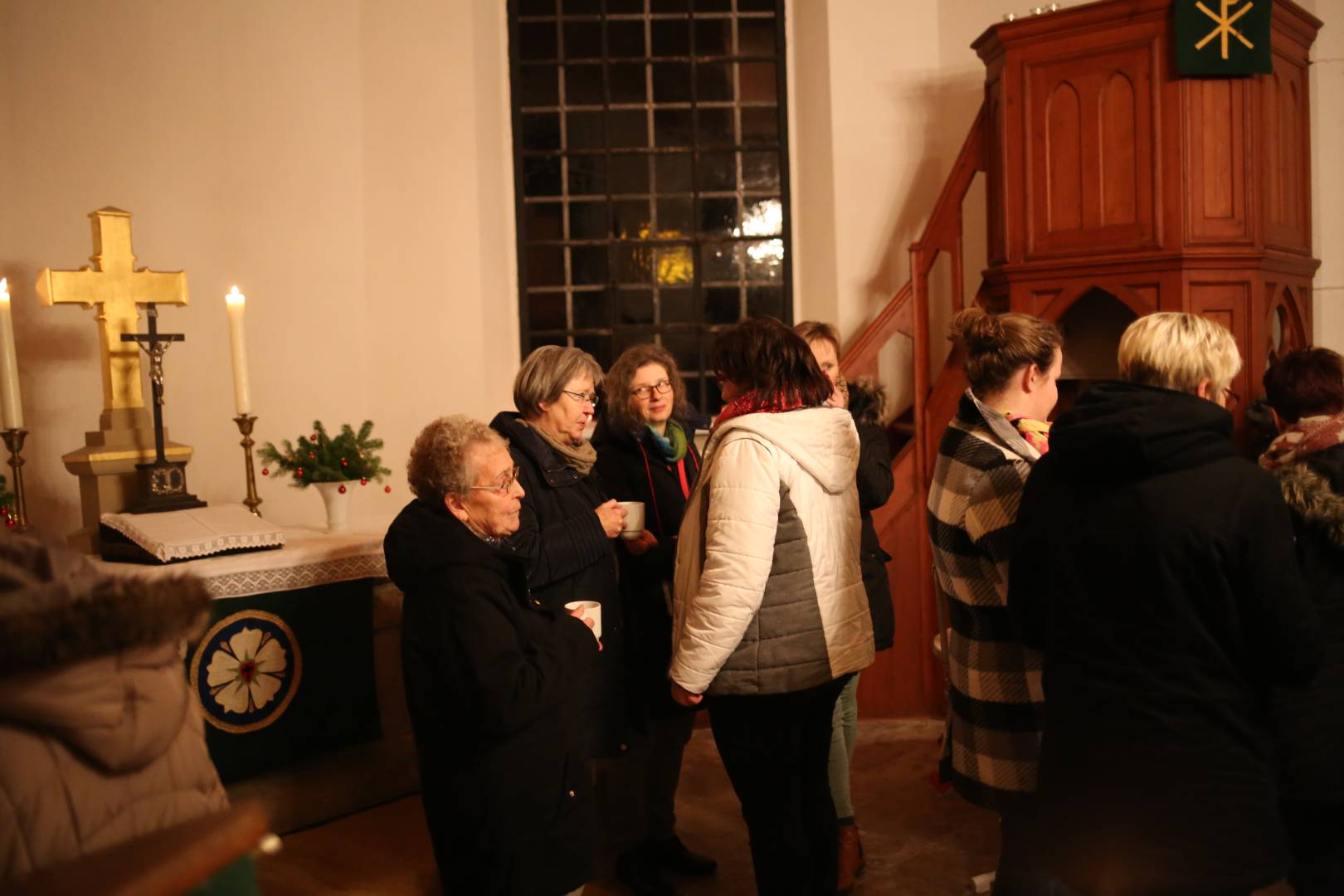 10. Türchen des "Lebendigen Adventskalenders" in der St. Maternuskapelle in Weenzen