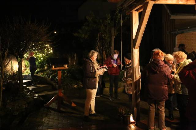 11. Türchen des "Lebendigen Adventskalenders" bei Familie Runge in Coppengrave