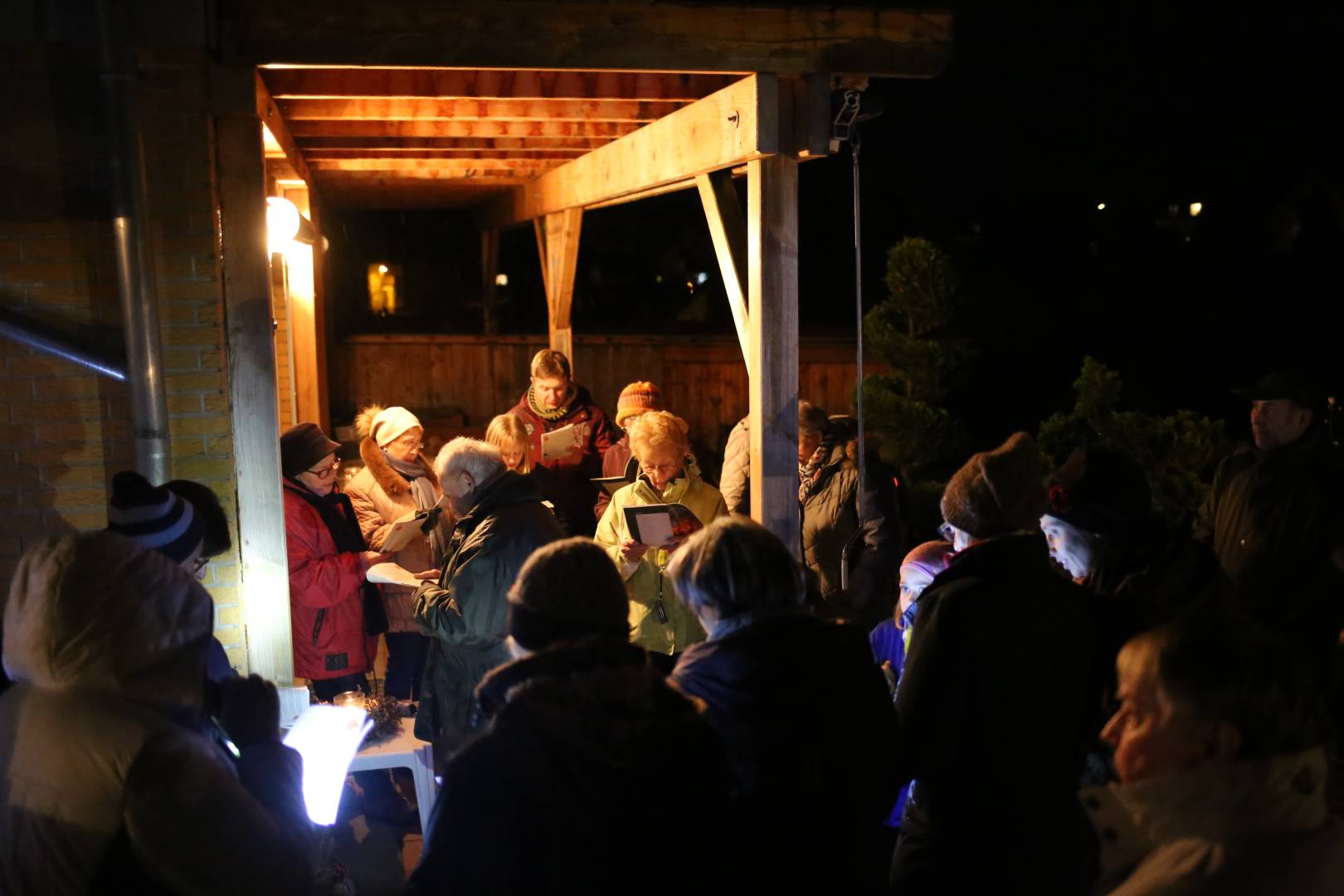 11. Türchen des "Lebendigen Adventskalenders" bei Familie Runge in Coppengrave