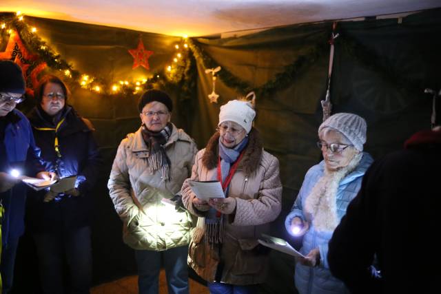 13. Türchen des "Lebendigen Adventskalenders" bei Familie Prell in Coppengrave