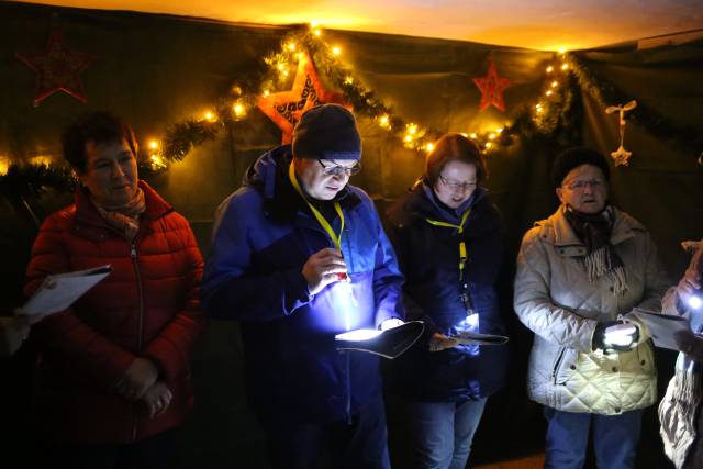 13. Türchen des "Lebendigen Adventskalenders" bei Familie Prell in Coppengrave