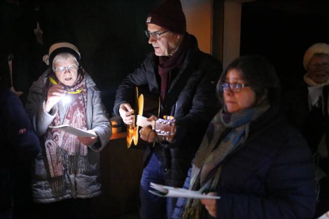 13. Türchen des "Lebendigen Adventskalenders" bei Familie Prell in Coppengrave