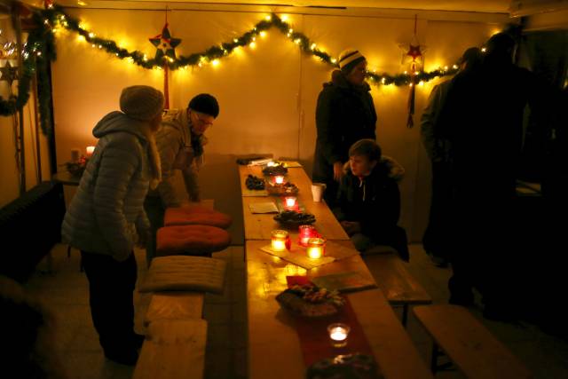 13. Türchen des "Lebendigen Adventskalenders" bei Familie Prell in Coppengrave