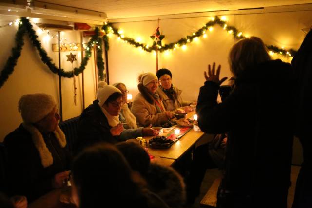 13. Türchen des "Lebendigen Adventskalenders" bei Familie Prell in Coppengrave