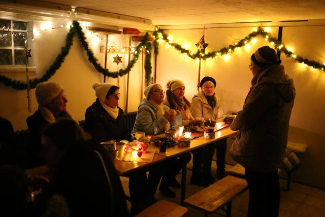 13. Türchen des "Lebendigen Adventskalenders" bei Familie Prell in Coppengrave