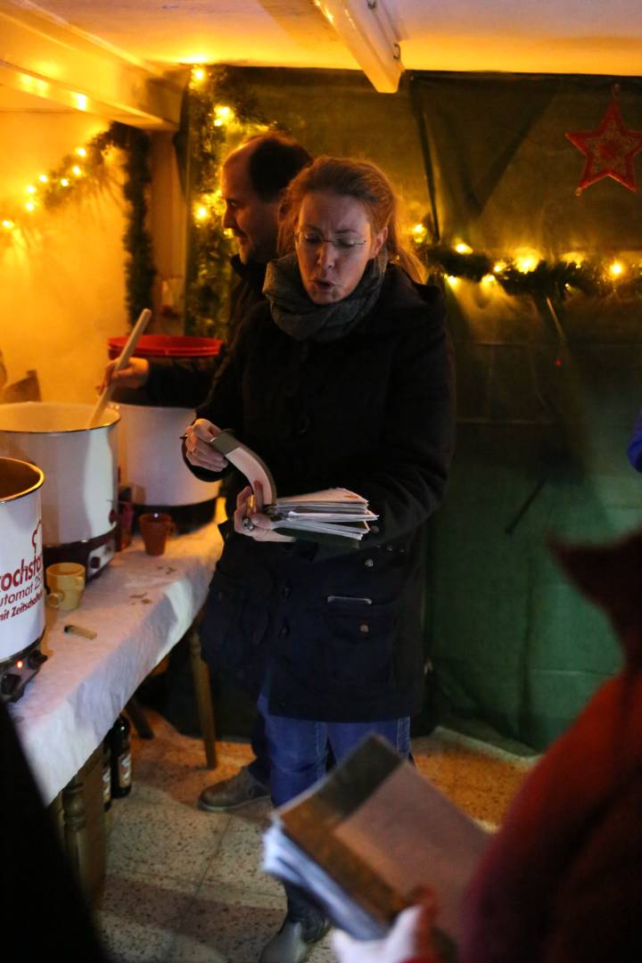 13. Türchen des "Lebendigen Adventskalenders" bei Familie Prell in Coppengrave