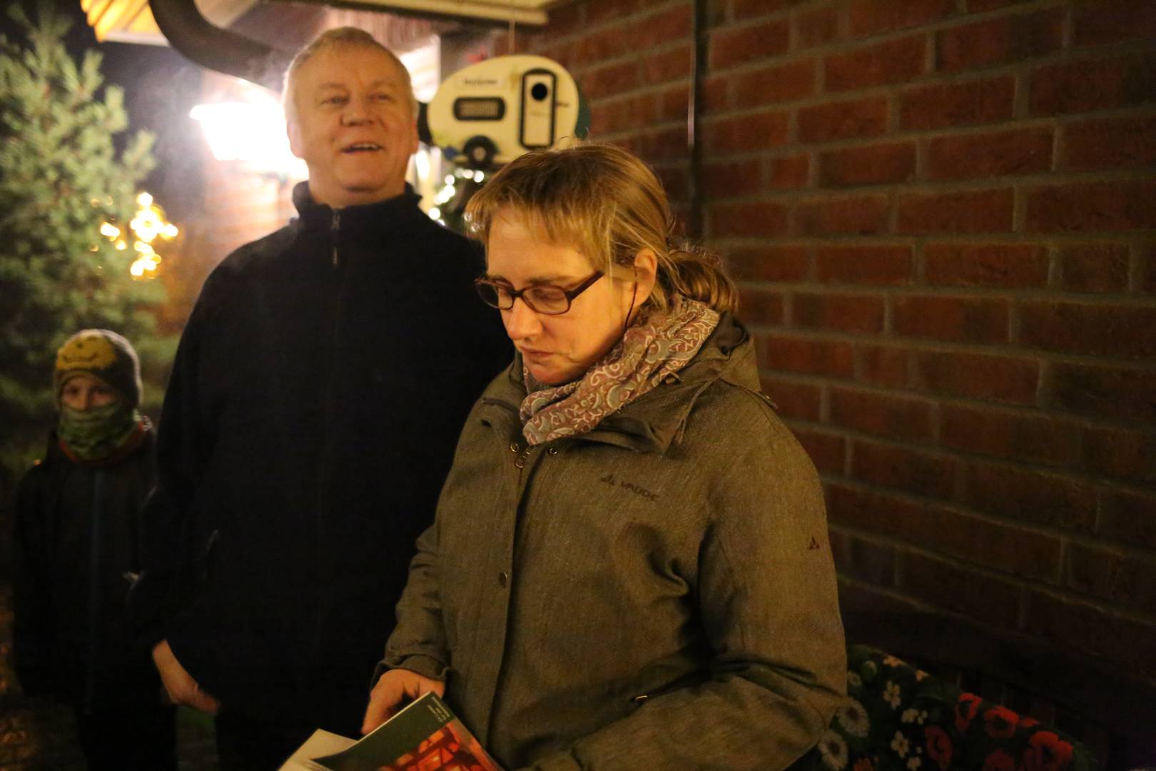 14. Türchen des "Lebendigen Adventskalenders" bei Familie Gieseke in Duingen