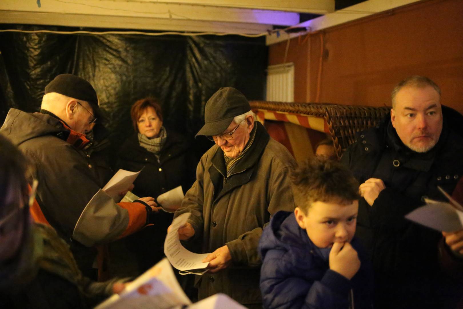 14. Türchen des "Lebendigen Adventskalenders" bei Familie Gieseke in Duingen