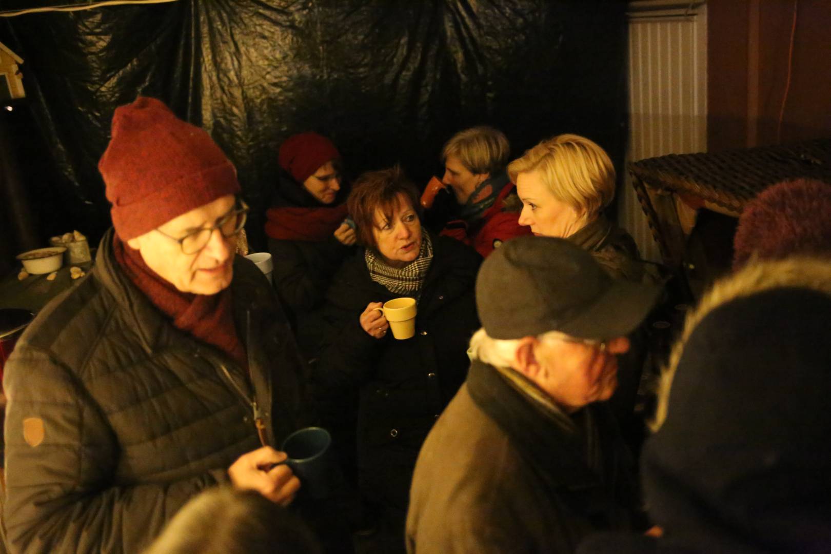 14. Türchen des "Lebendigen Adventskalenders" bei Familie Gieseke in Duingen