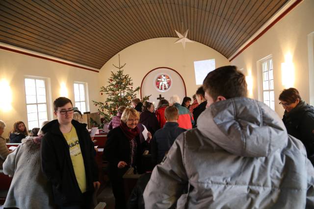 Winterkirche in Fölziehausen unter dem Thema "Elisabeth von Sachsen"