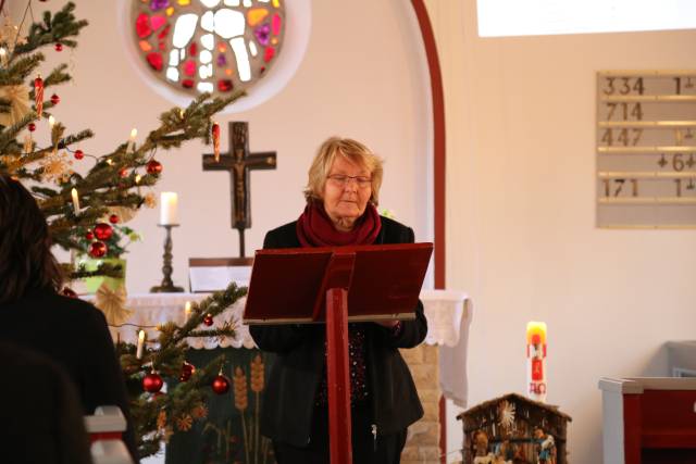 Winterkirche in Fölziehausen unter dem Thema "Elisabeth von Sachsen"