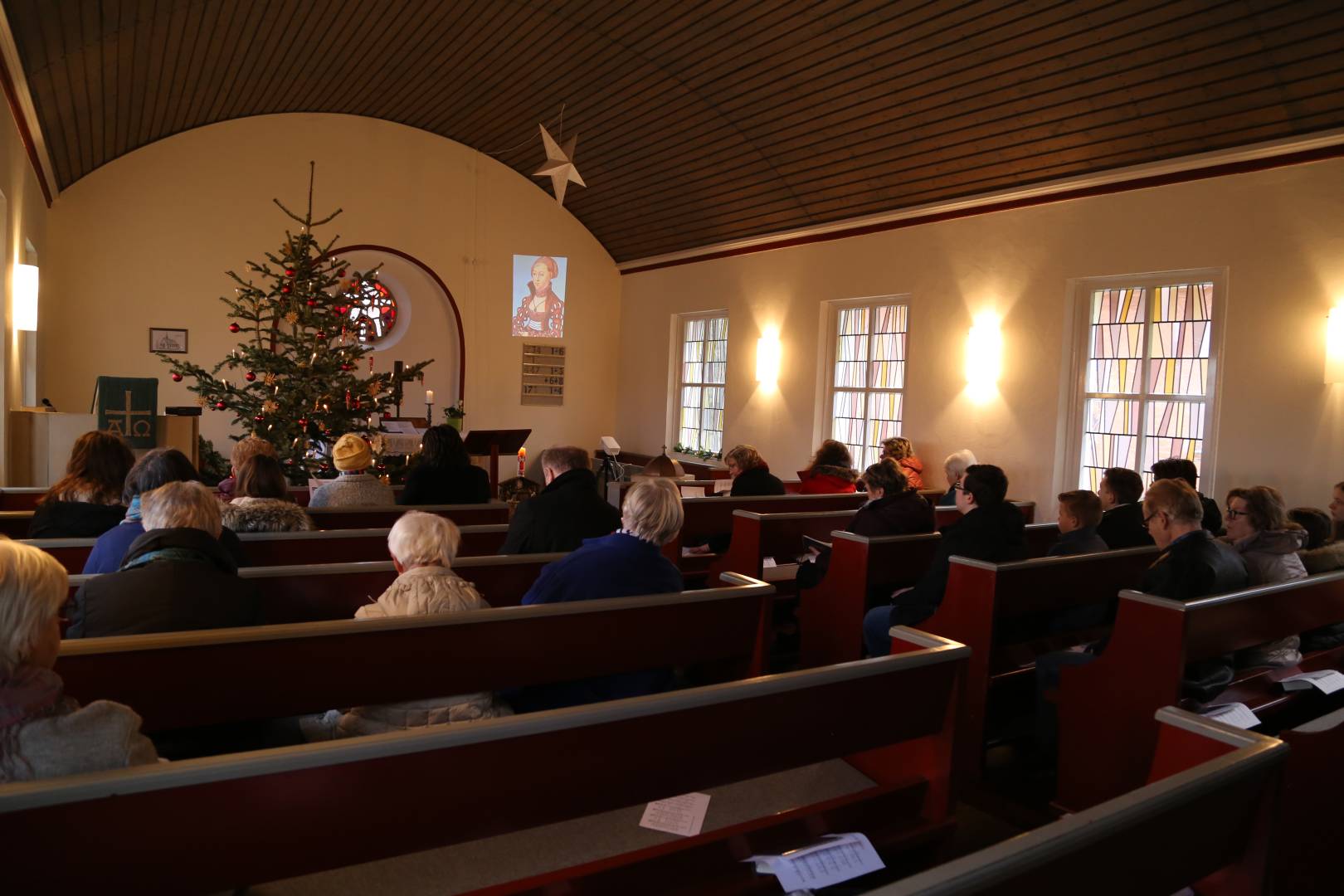 Winterkirche in Fölziehausen unter dem Thema "Elisabeth von Sachsen"