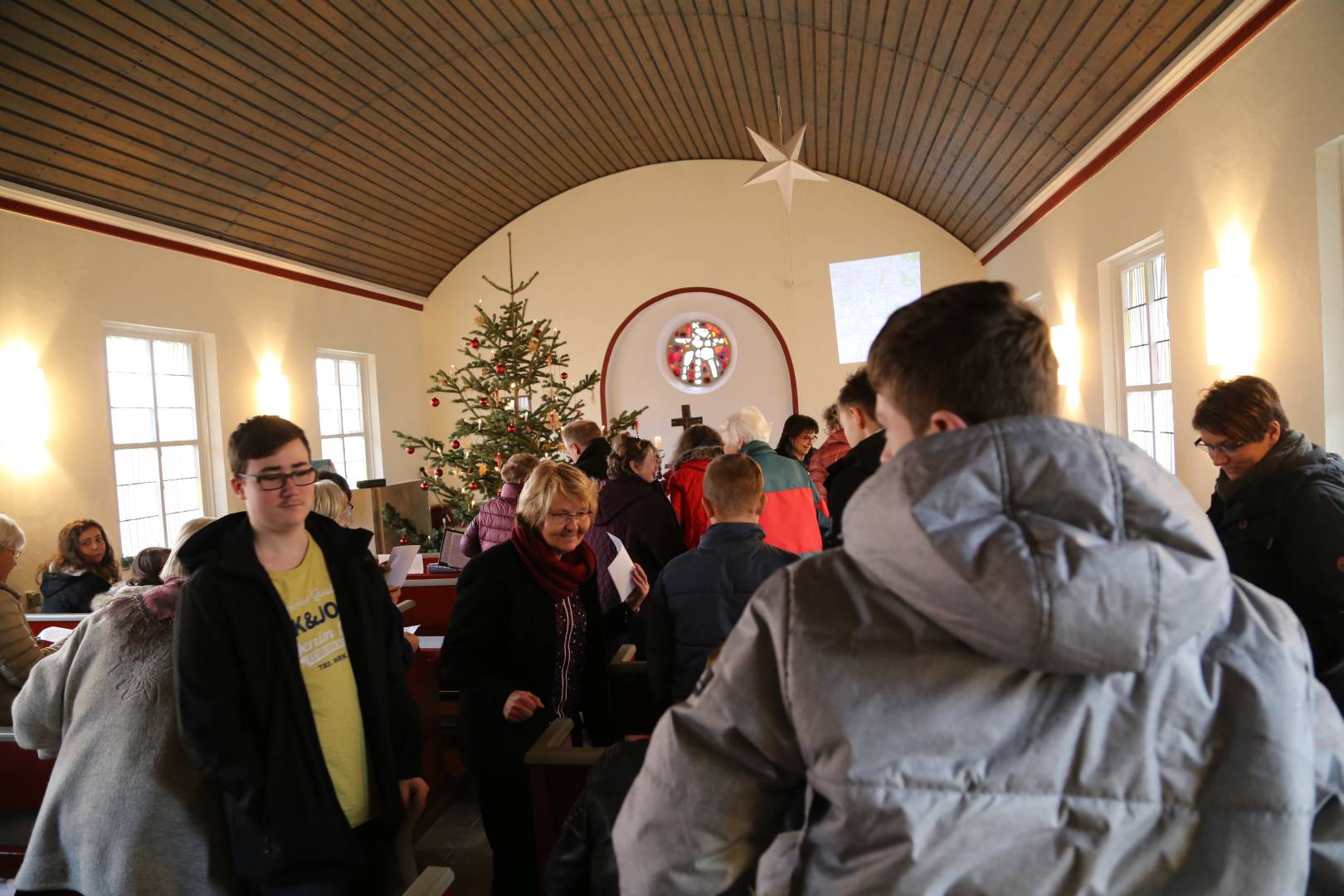 Winterkirche in Fölziehausen unter dem Thema "Elisabeth von Sachsen"