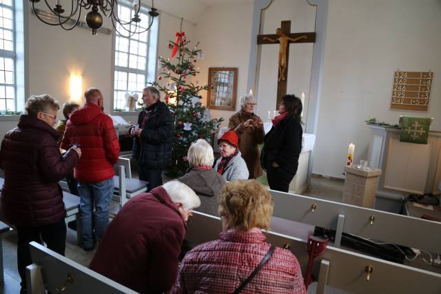 Winterkirche in Capellenhagen unter dem Thema "Philipp Melanchton"