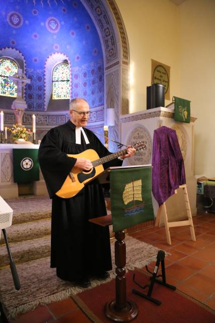 Winterkirche in Coppengrave unter dem Thema "Martin Luther"