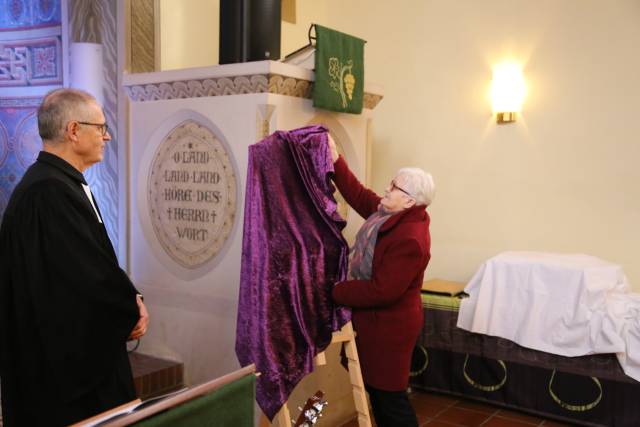 Winterkirche in Coppengrave unter dem Thema "Martin Luther"