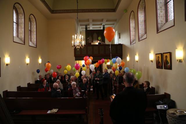 Winterkirche in Coppengrave unter dem Thema "Martin Luther"