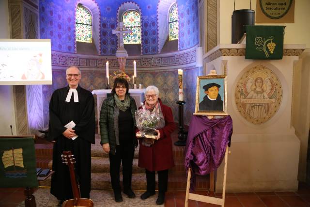 Winterkirche in Coppengrave unter dem Thema "Martin Luther"